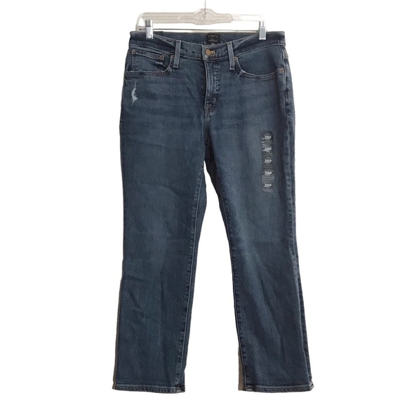 J. Crew Factory Denim - J Crew Factory Slim Boyfriend dark wash jeans Size 28P NWT